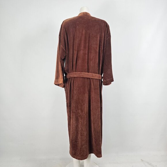 Vintage Christian Dior Monsieur Brown Bathrobe Size L - Picture 7 of 12